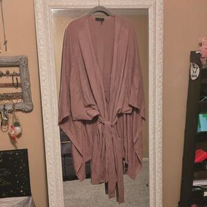 Donna Karan Women's Brown Poncho